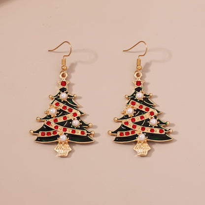 Perla Pendiente vintage hecho a mano