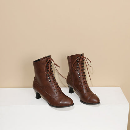 Botas Ortopédicos de Inspiración Vintage
