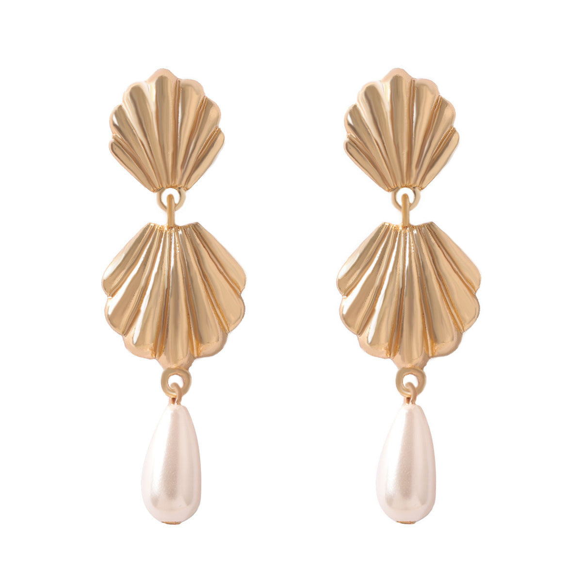 Perla Pendiente vintage hecho a mano