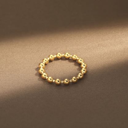 Oro Anillo impresionante para uso diario