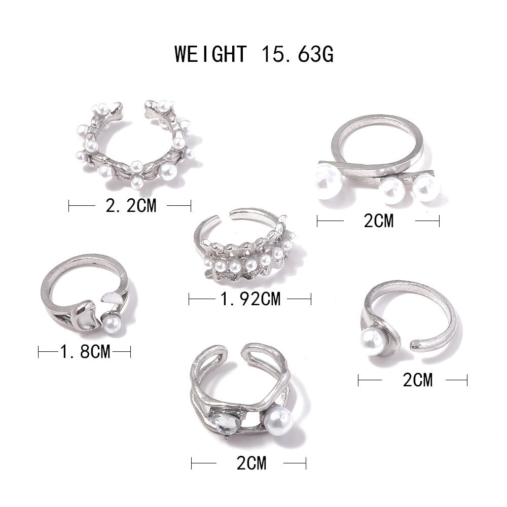 Perla Anillo clásico con encanto atemporal