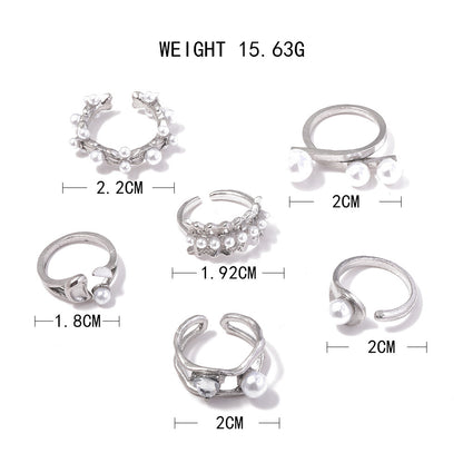 Perla Anillo clásico con encanto atemporal