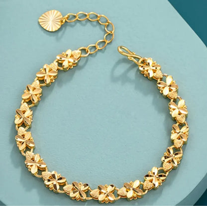 Oro Pulsera elegante para toda ocasión