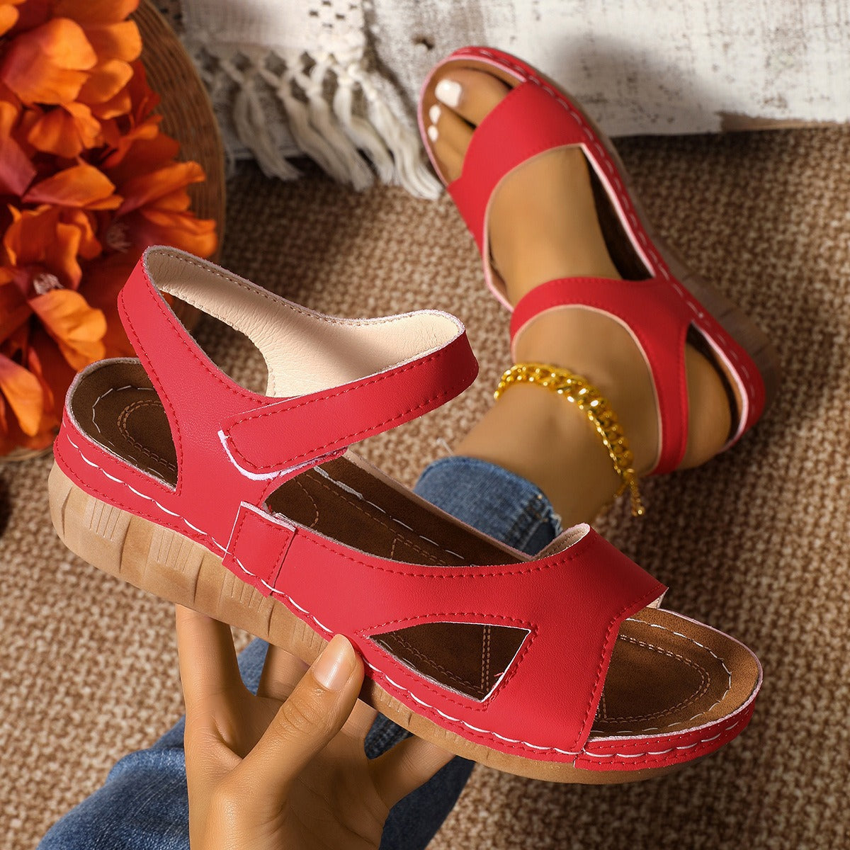 Sandalias Ortopédicos Clásicos con Estilo Atemporal