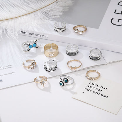 Anillo hermoso con estilo único