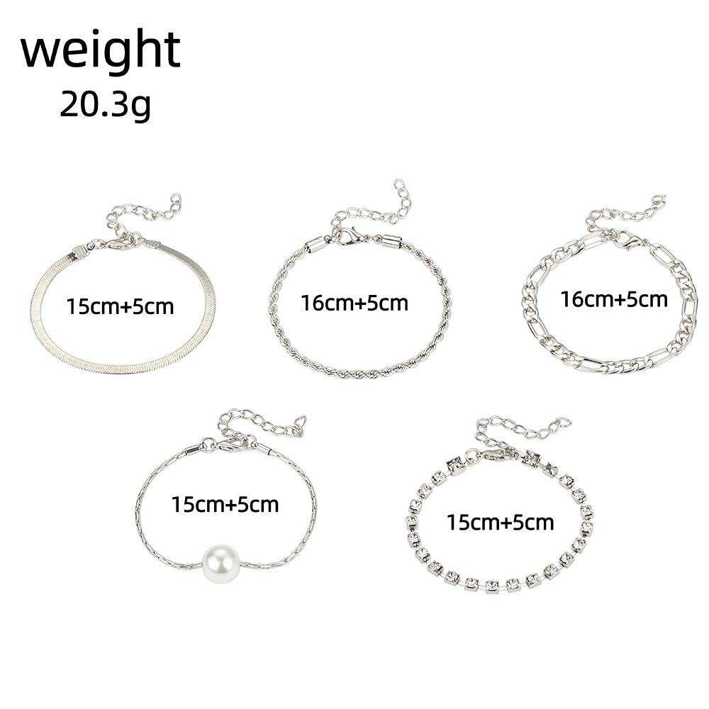 Perla Pulsera hermoso con estilo único