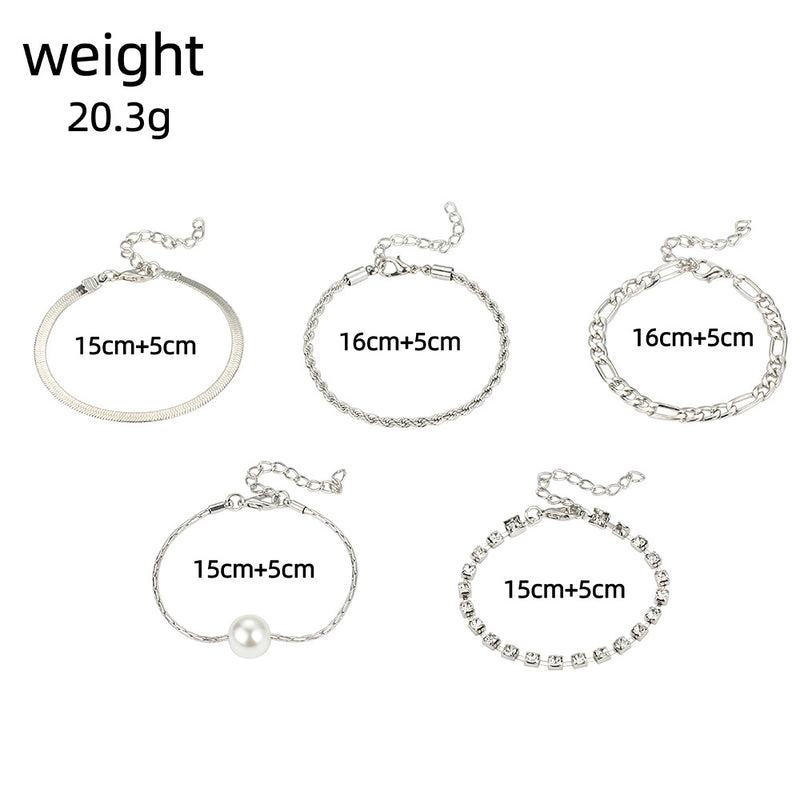 Perla Pulsera hermoso con estilo único