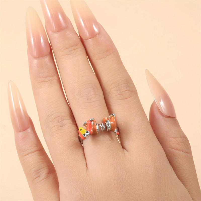 Anillo hermoso con estilo único