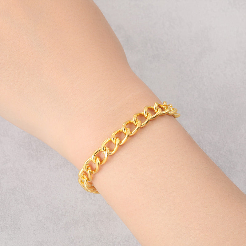 Oro Pulsera vintage hecho a mano