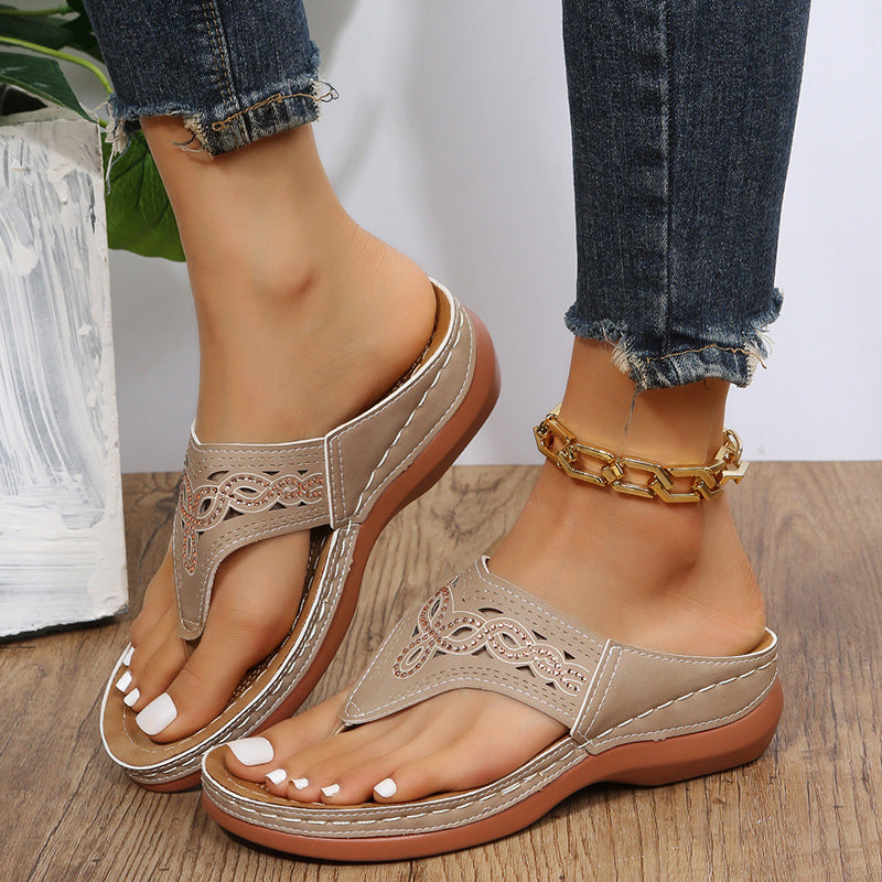 Sandalias Ortopédicos de Inspiración Vintage