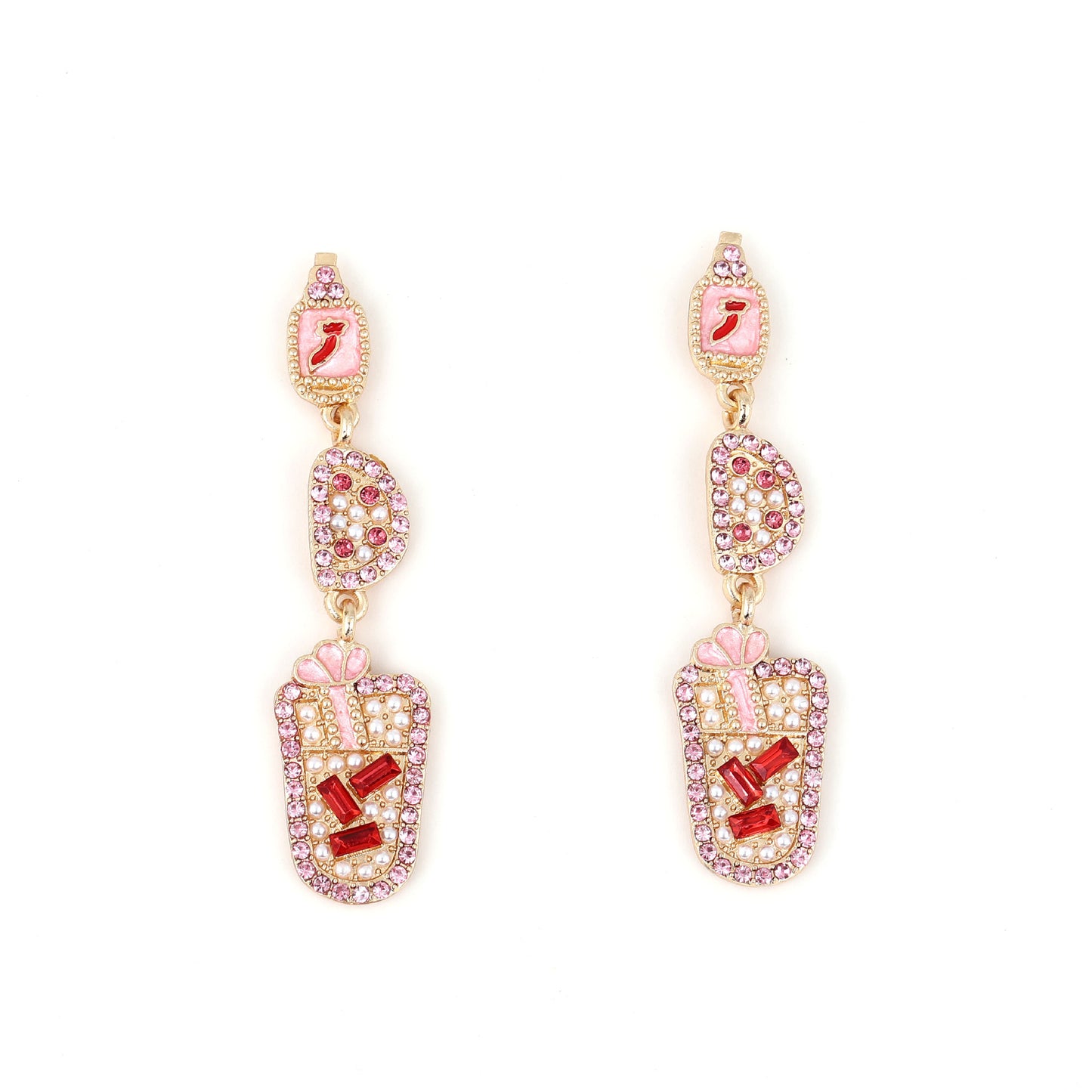 Perla Pendiente clásico con encanto atemporal