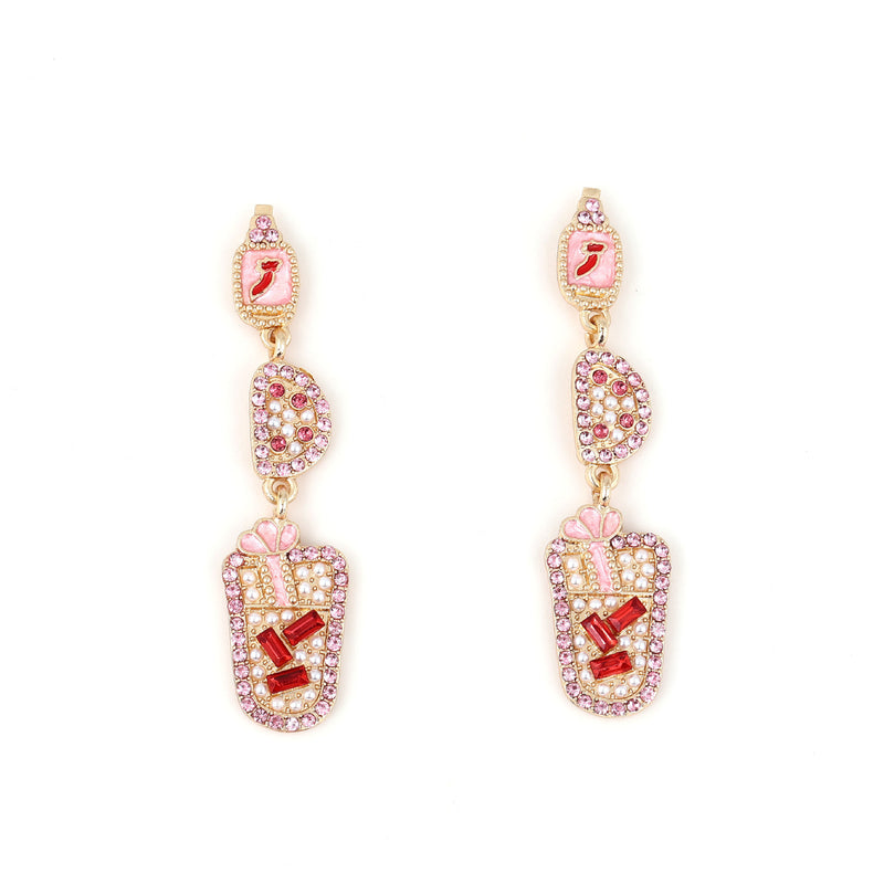 Perla Pendiente clásico con encanto atemporal