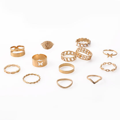 Perla Anillo hermoso con estilo único