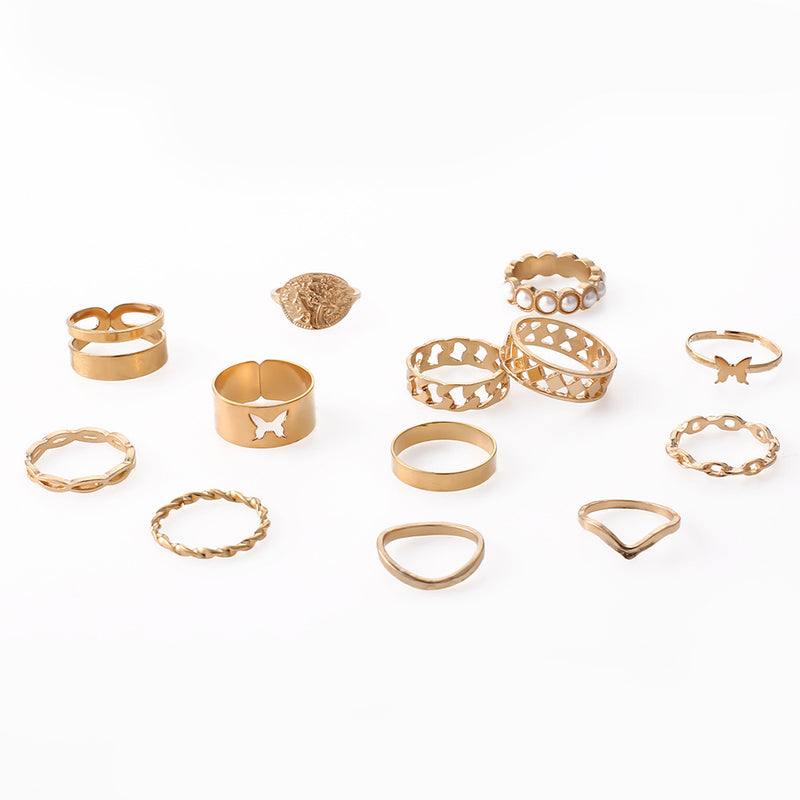 Perla Anillo hermoso con estilo único