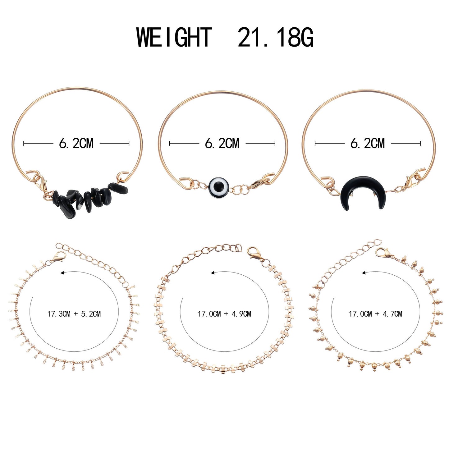 Oro Pulsera artesanal delicado