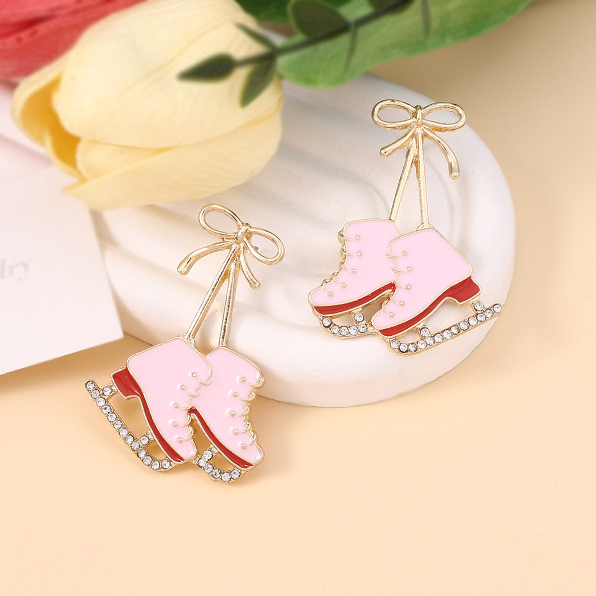 Pendiente vintage hecho a mano