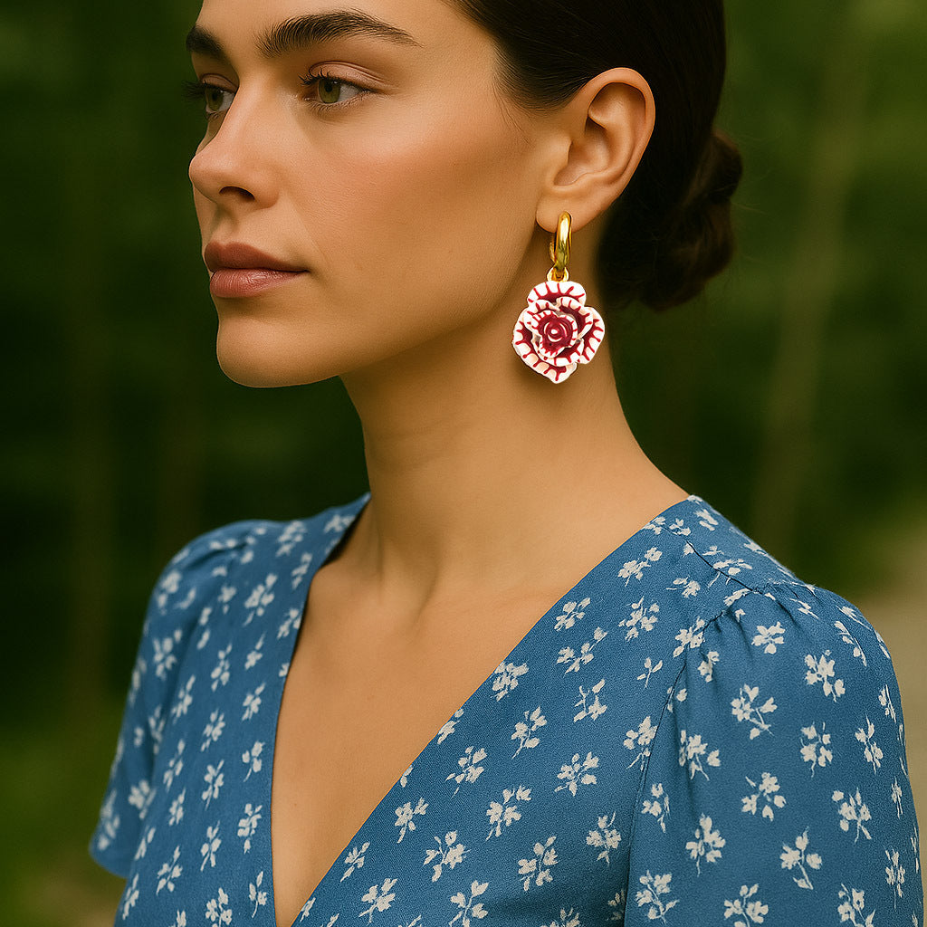 Pendiente artesanal delicado