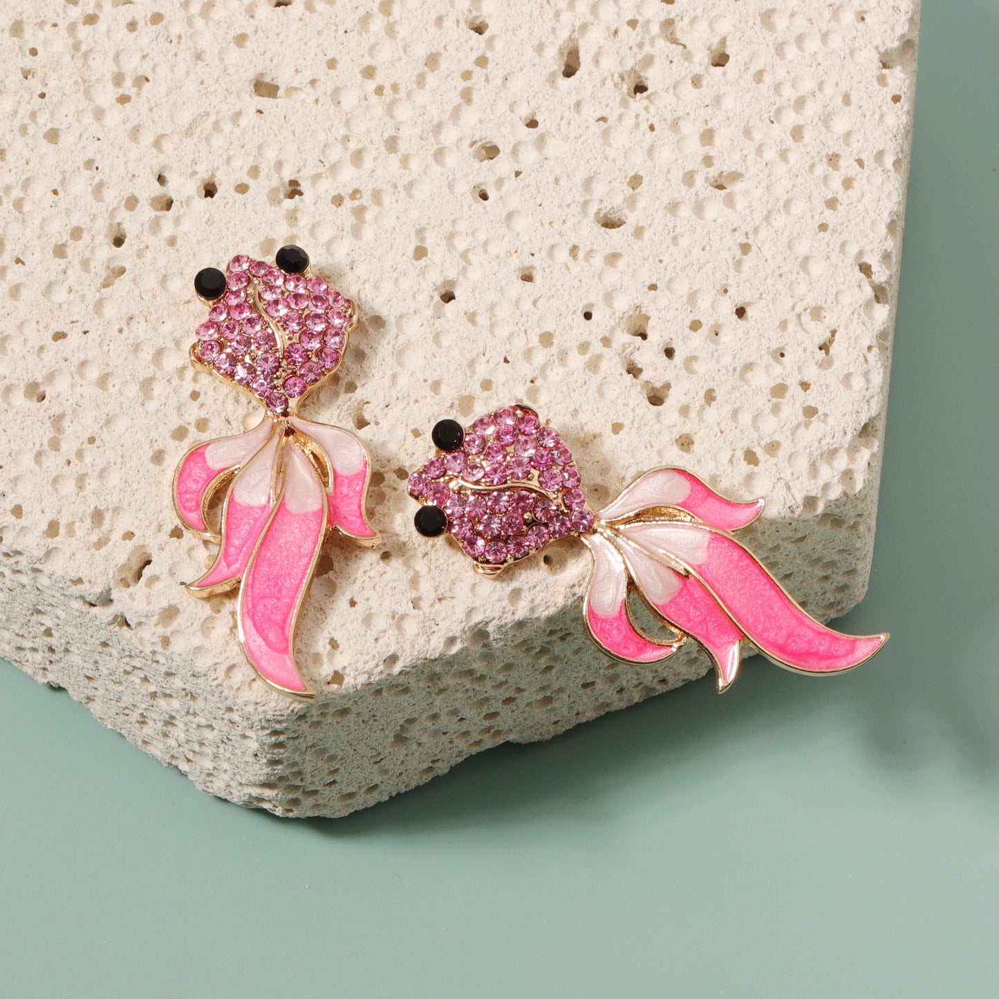 Oro Pendiente elegante para toda ocasión