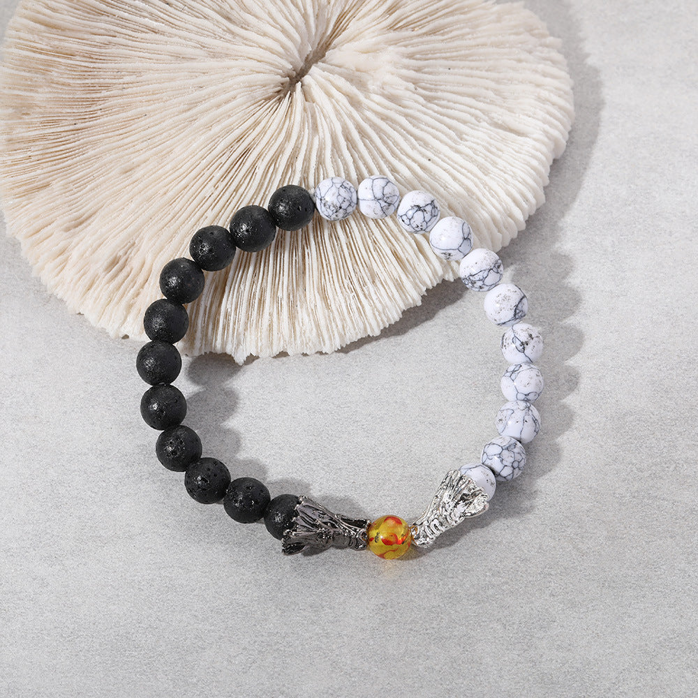 Perla Pulsera vintage hecho a mano