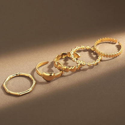 Oro Anillo impresionante para uso diario