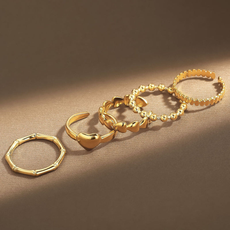 Oro Anillo impresionante para uso diario