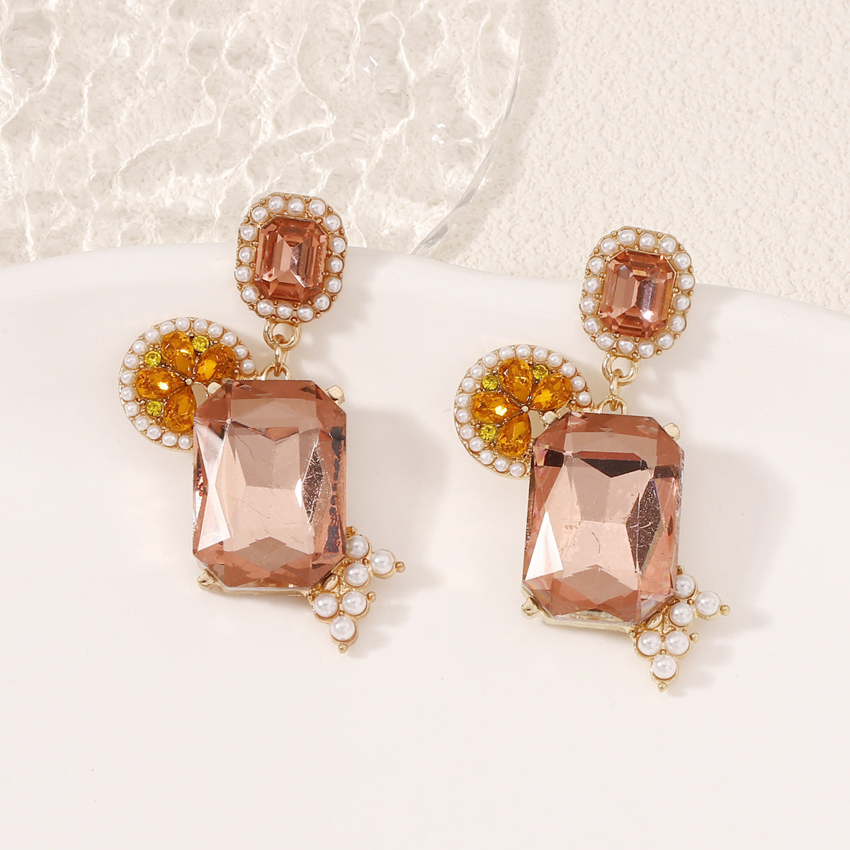 Perla Pendiente encantador para cualquier ocasión