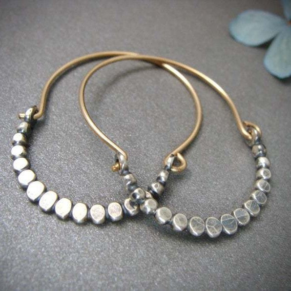 Pendiente vintage hecho a mano