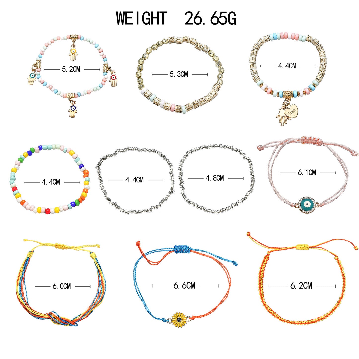 Pulsera hermoso con estilo único