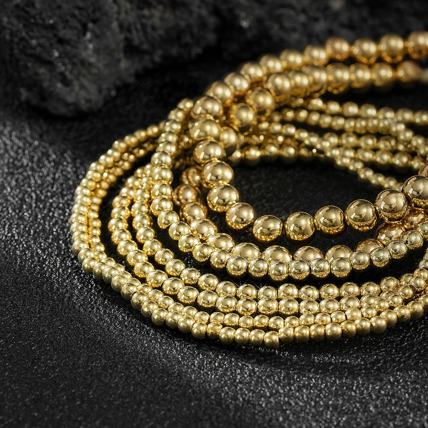 Oro Pulsera clásico con encanto atemporal