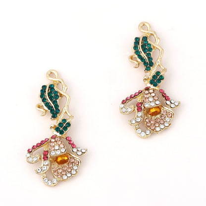 Pendiente vintage hecho a mano