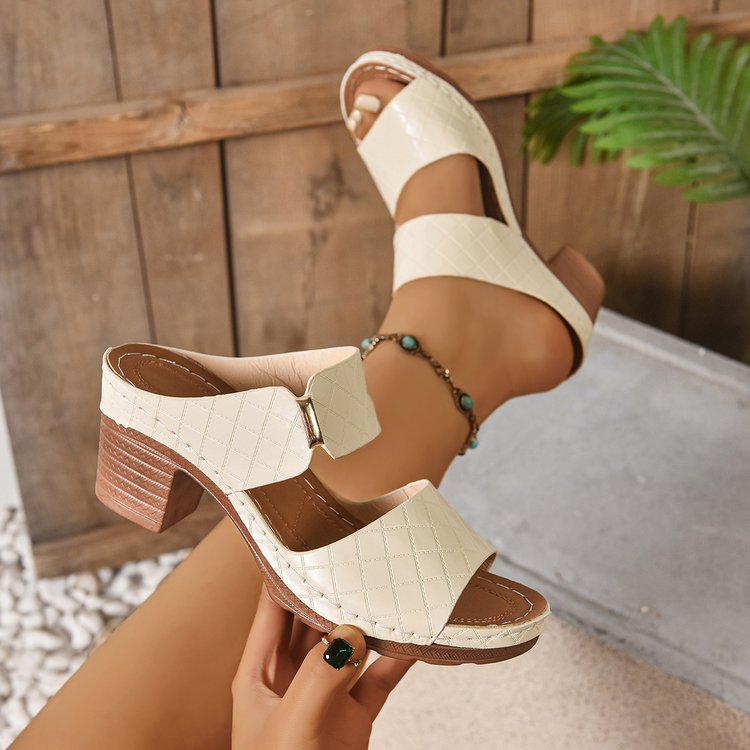 Sandalias Ortopédicos de Inspiración Vintage