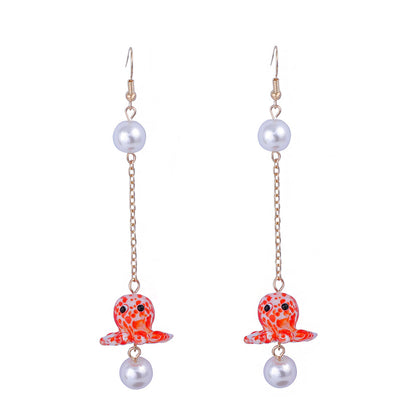 Perla Pendiente artesanal delicado