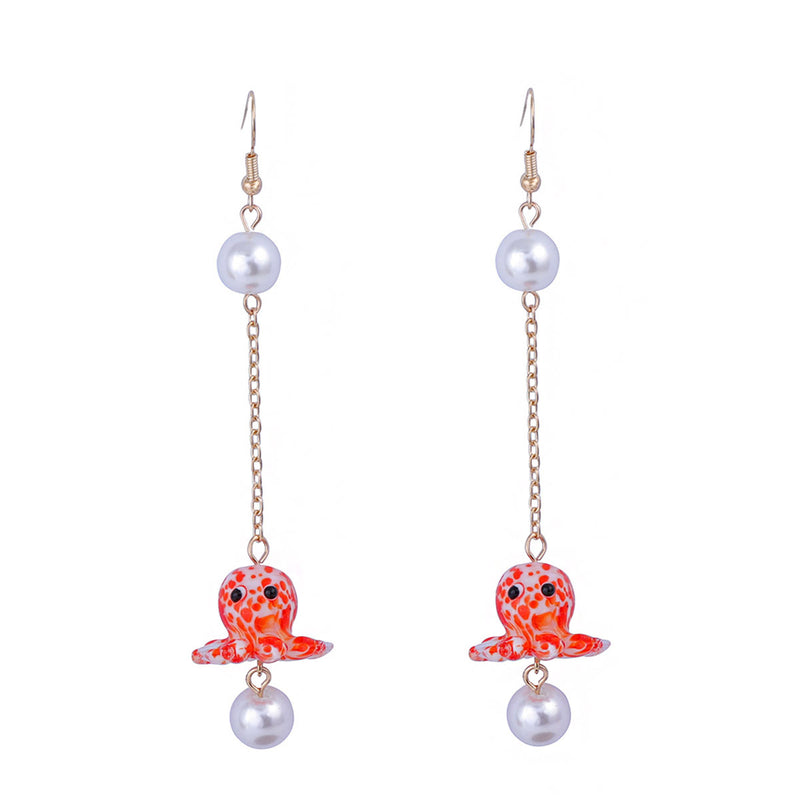 Perla Pendiente artesanal delicado