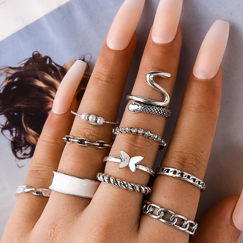 Perla Anillo elegante para toda ocasión