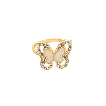 Oro Anillo hermoso con estilo único