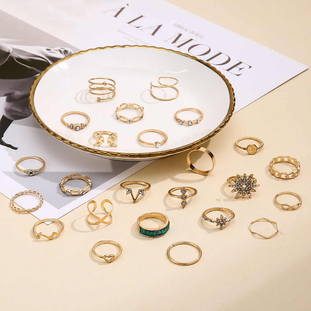 Anillo hermoso con estilo único