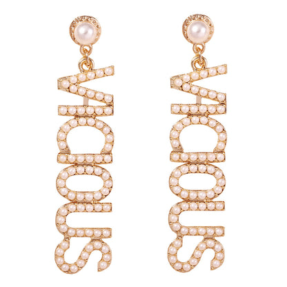 Perla Pendiente elegante para toda ocasión