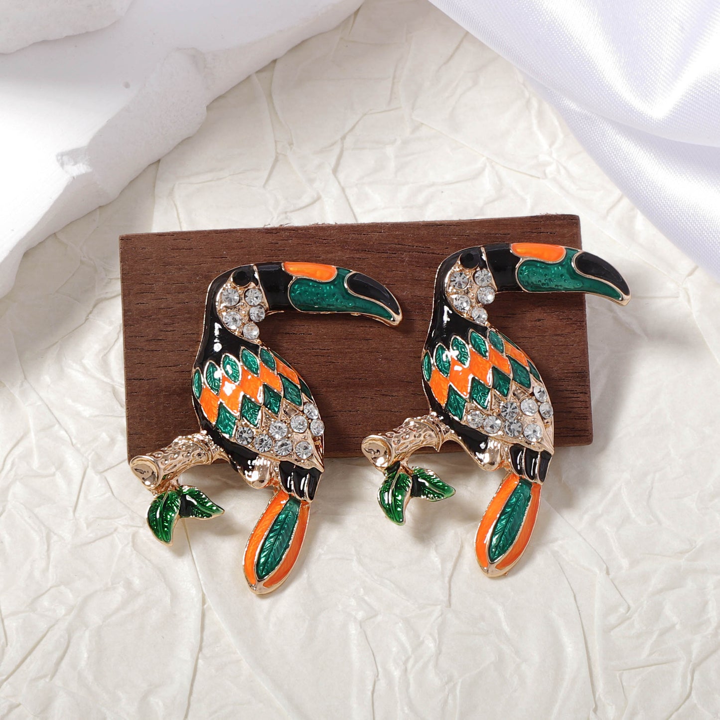 Pendiente vintage hecho a mano