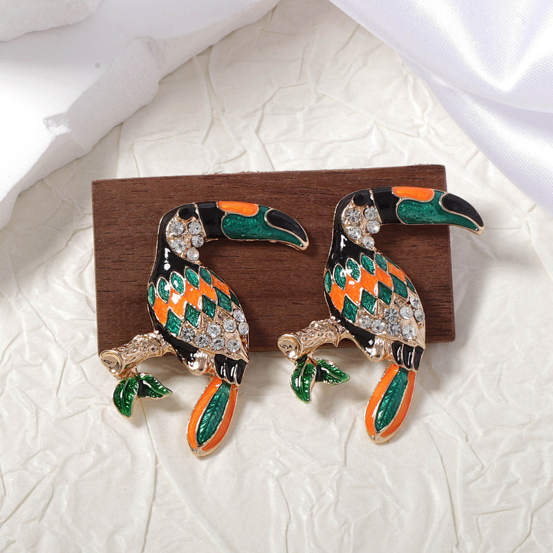 Pendiente vintage hecho a mano