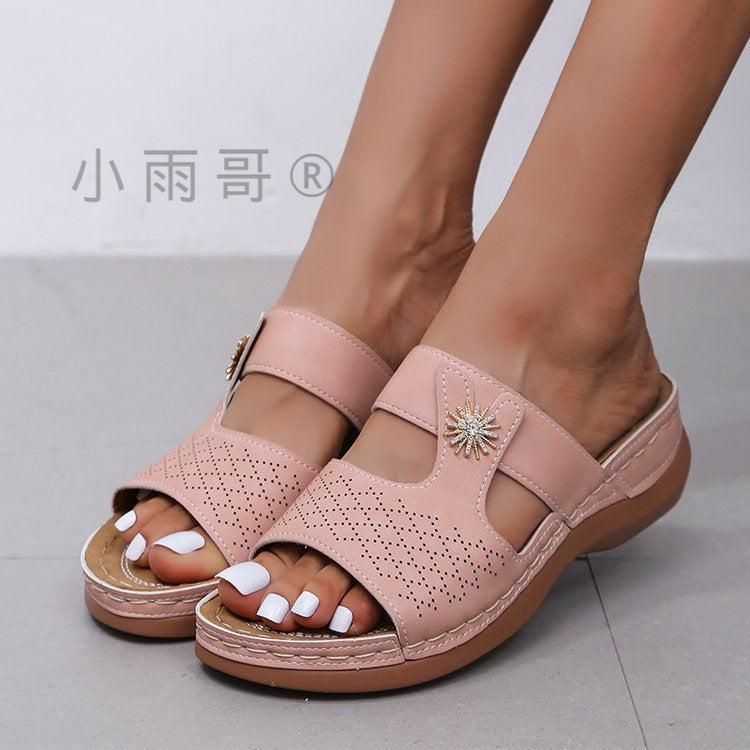 Sandalias Ortopédicos de Inspiración Vintage