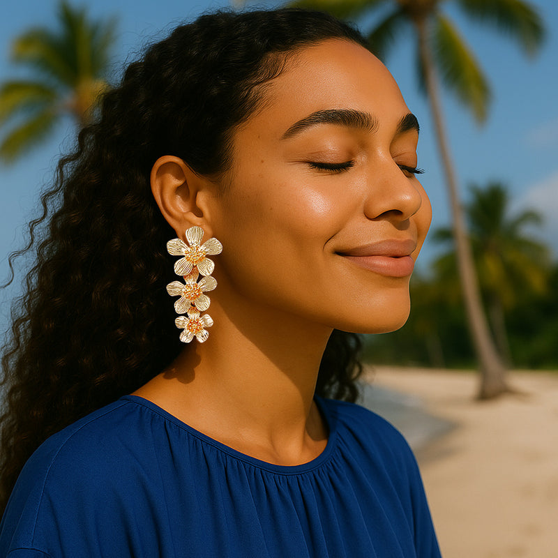 Pendiente artesanal delicado