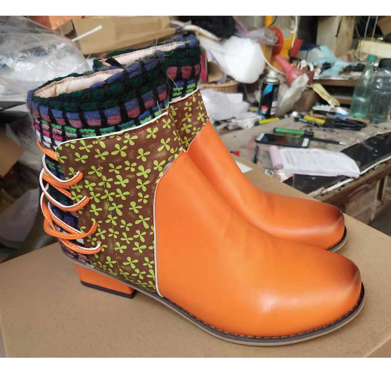 Botas Ortopédicos de Inspiración Vintage