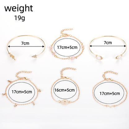 Oro Pulsera artesanal delicado