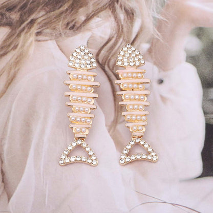 Perla Pendiente elegante para toda ocasión