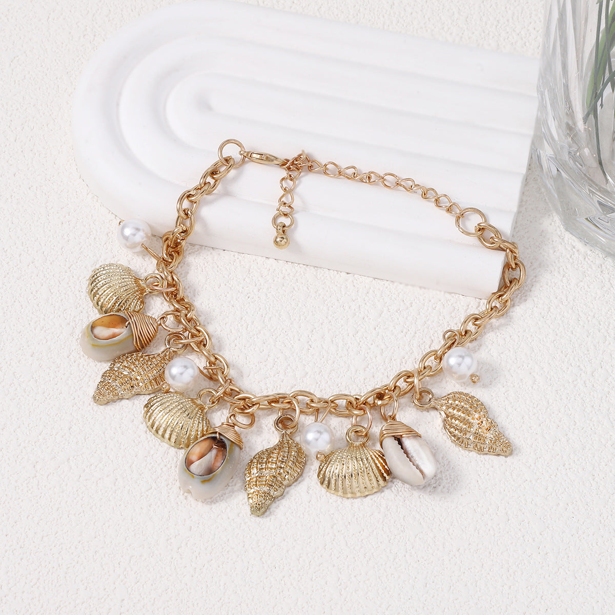 Perla Pulsera clásico con encanto atemporal