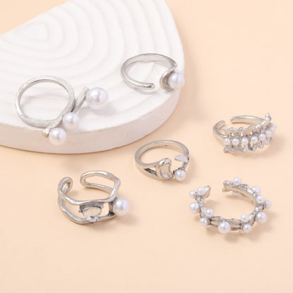 Perla Anillo clásico con encanto atemporal