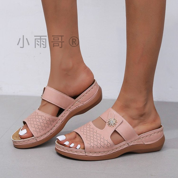 Sandalias Ortopédicos de Inspiración Vintage