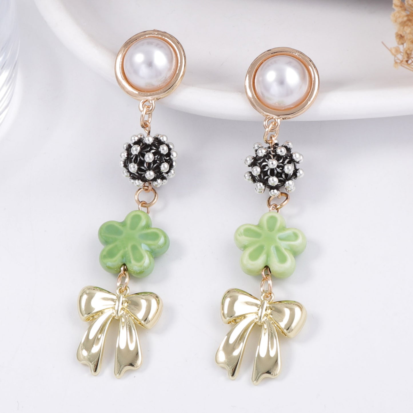 Perla Pendiente elegante para toda ocasión