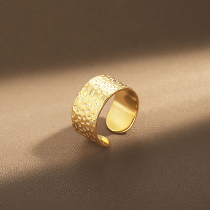 Oro Anillo elegante para toda ocasión
