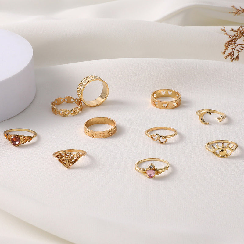 Oro Anillo encantador para cualquier ocasión